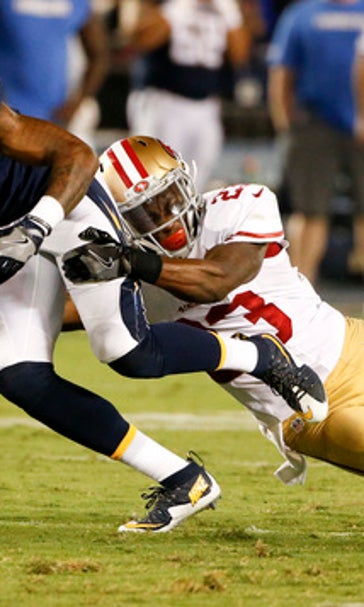 Kaepernick kneels for anthem in 49ers' 31-21 win over Bolts